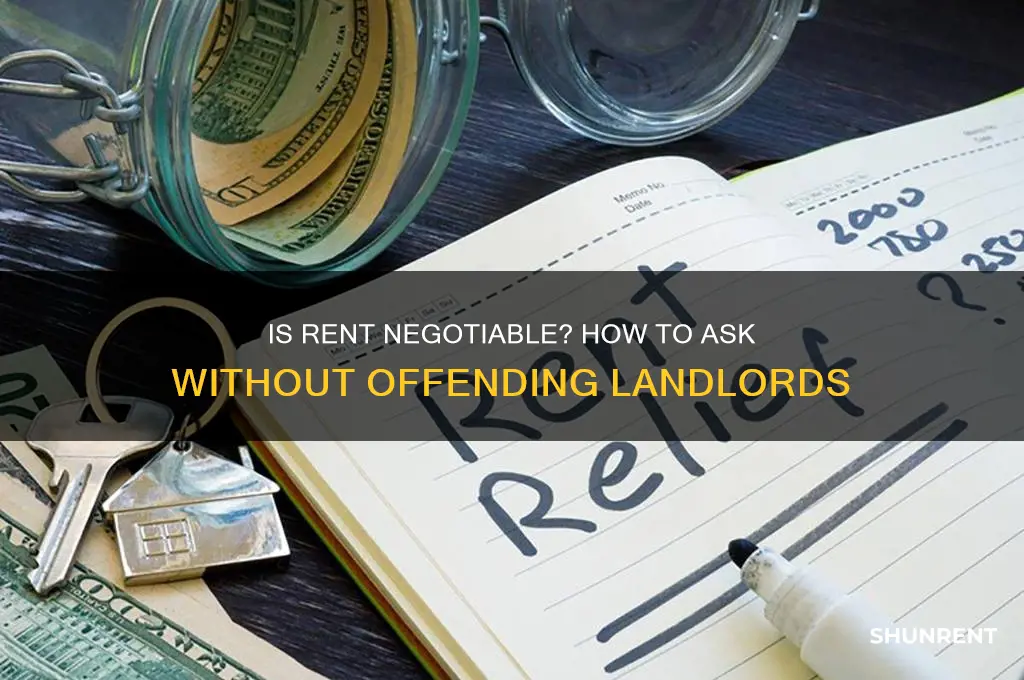 is it bad to ask if rent price is negotioable