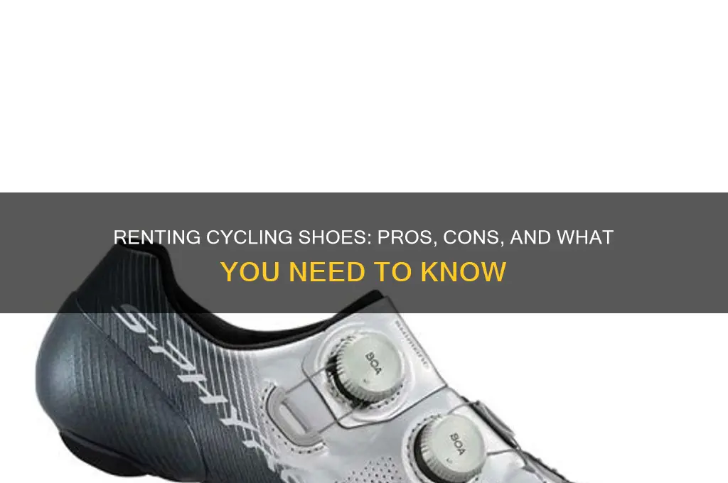 is it bad to rent cycling shoes