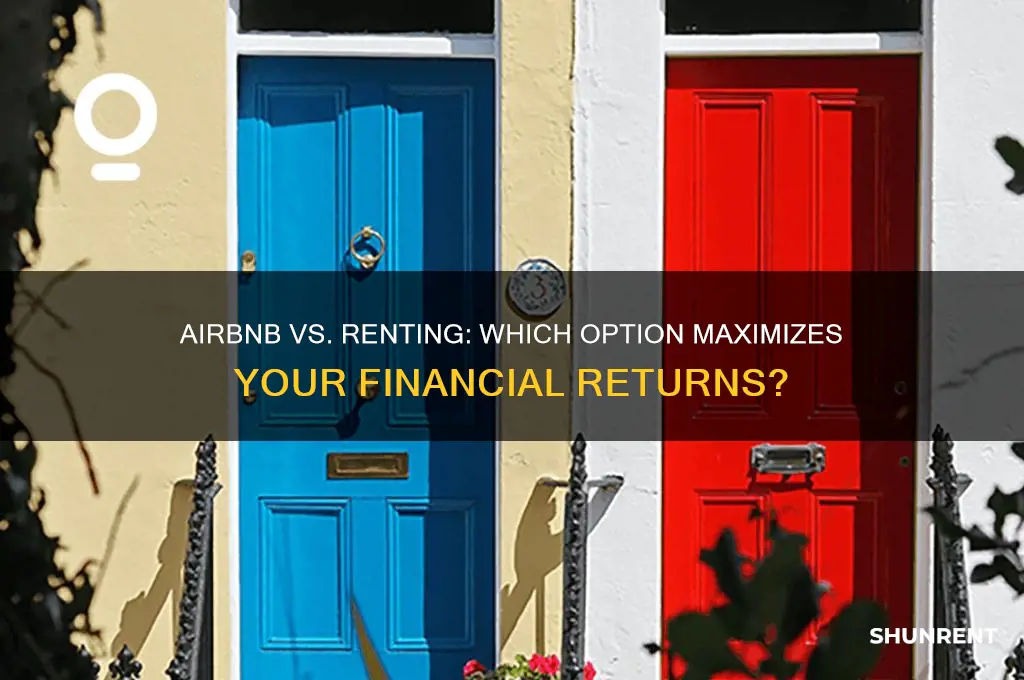 is it better to do airbnb or rent