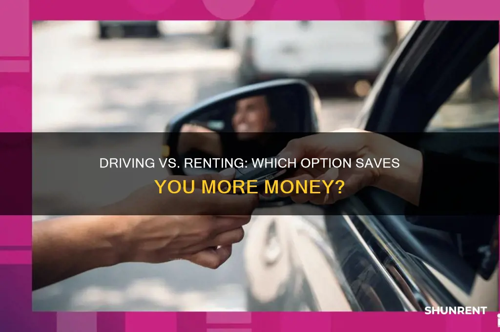 is it better to drive or rent