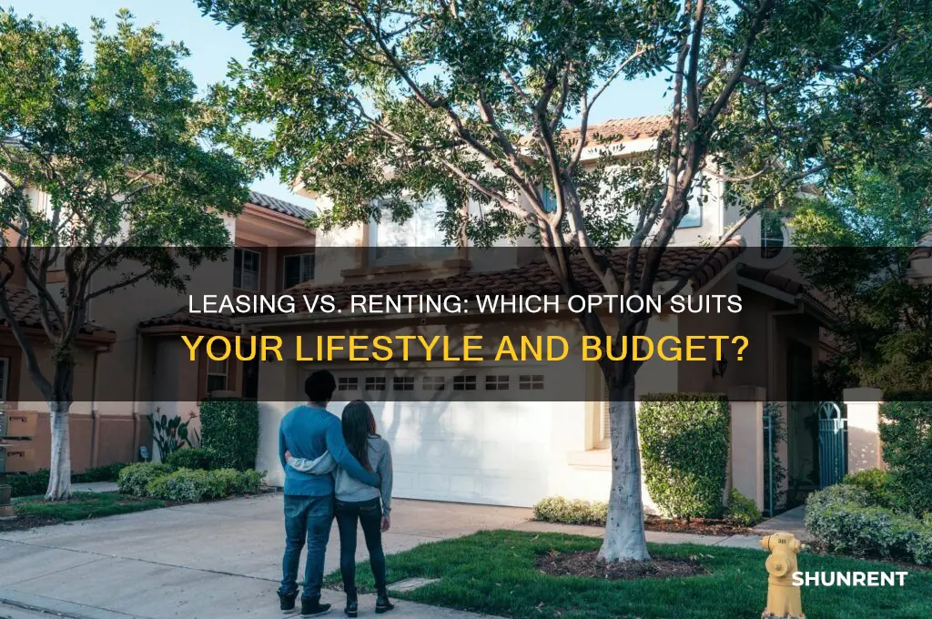 is it better to lease or rent