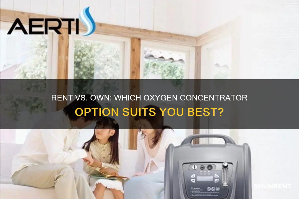 is it better to rent or own an oxygen concentrator