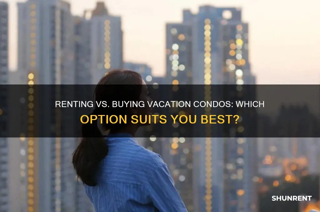 is it better to rent vacation condos for purchase