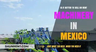 Selling vs. Renting Machinery in Mexico: Which Strategy Maximizes Profits?