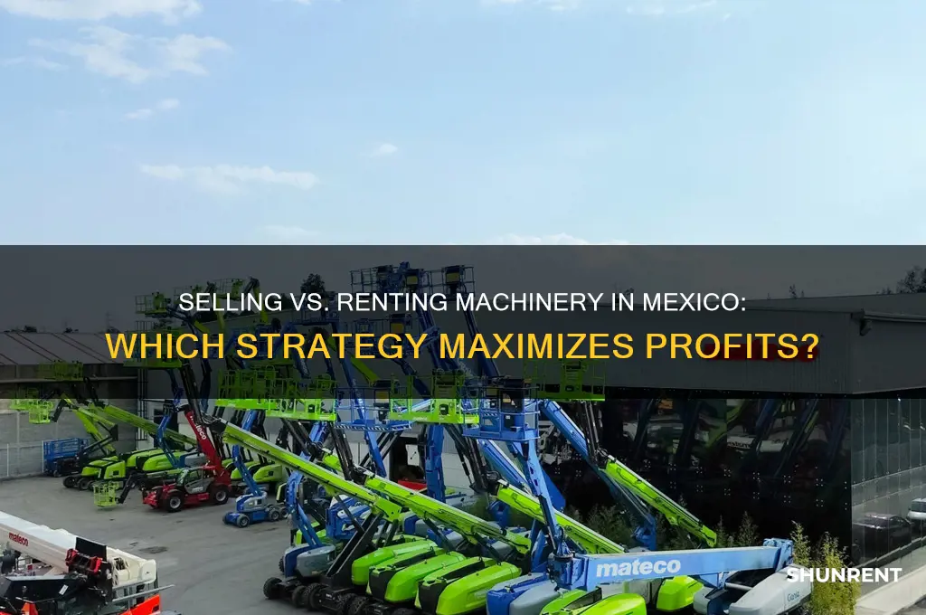 is it better to sell or rent machinery in mexico