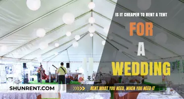 Renting vs. Buying: Is Tent Rental Cheaper for Your Wedding?