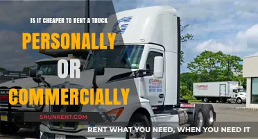 Renting a Truck: Personal vs. Commercial Cost Comparison Guide