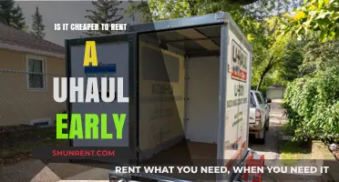 Renting a U-Haul Early: Cost-Effective Strategy or Unnecessary Expense?