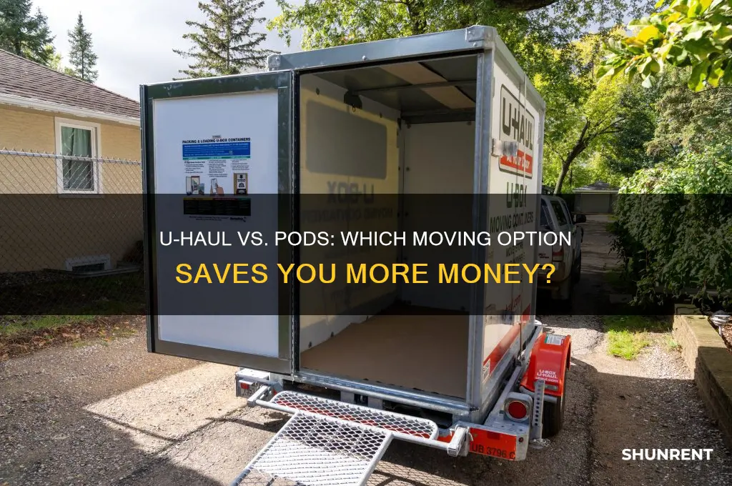 is it cheaper to rent a uhaul or pod
