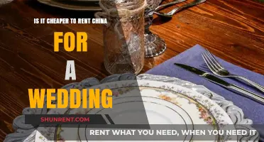 Renting China for Weddings: Cost-Effective or Budget-Buster?