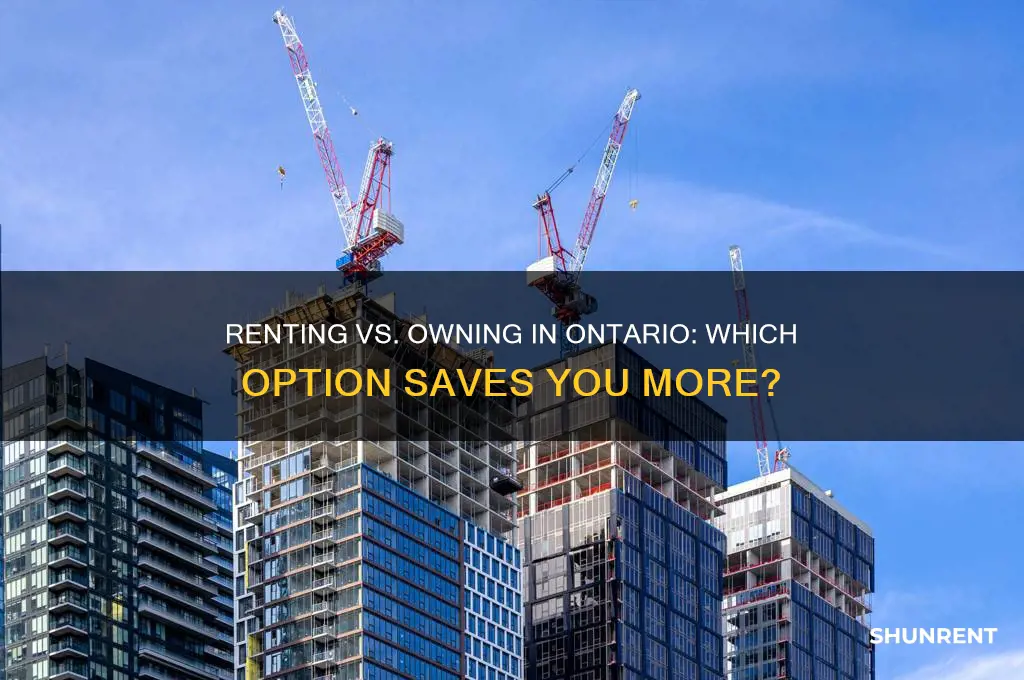 is it cheaper to rent or own ontario