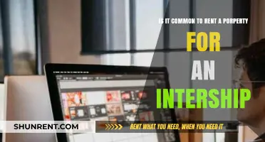 Renting for Internships: Common Practice or Rare Exception?
