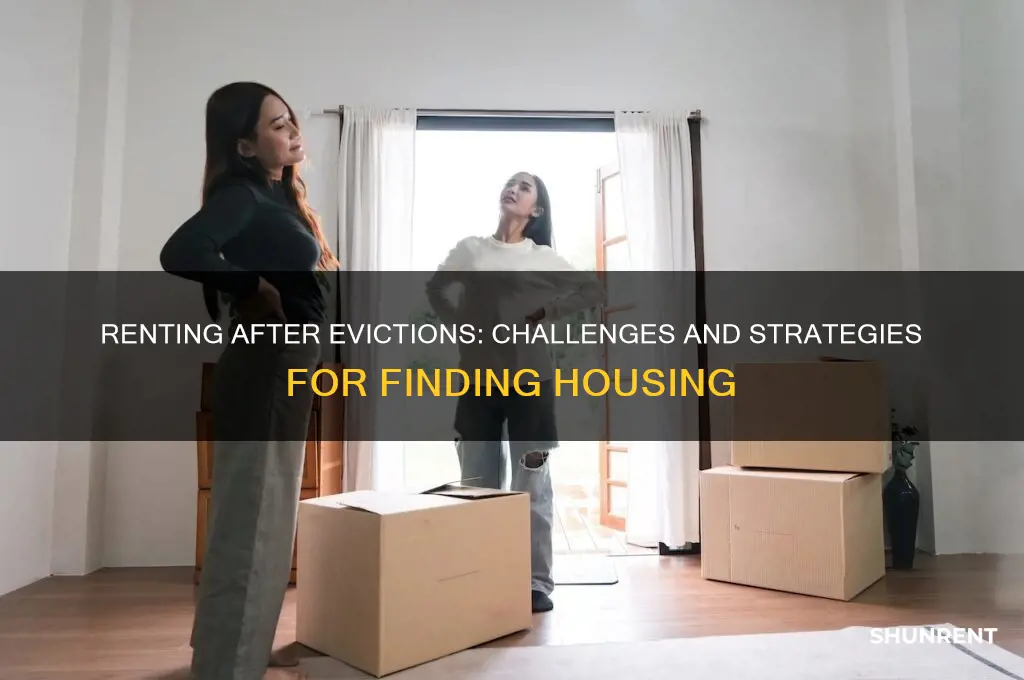 is it difficult to rent with evictions