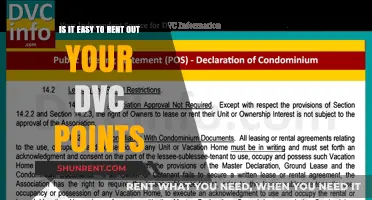 Renting Out Your DVC Points: Simple Process or Complex Challenge?
