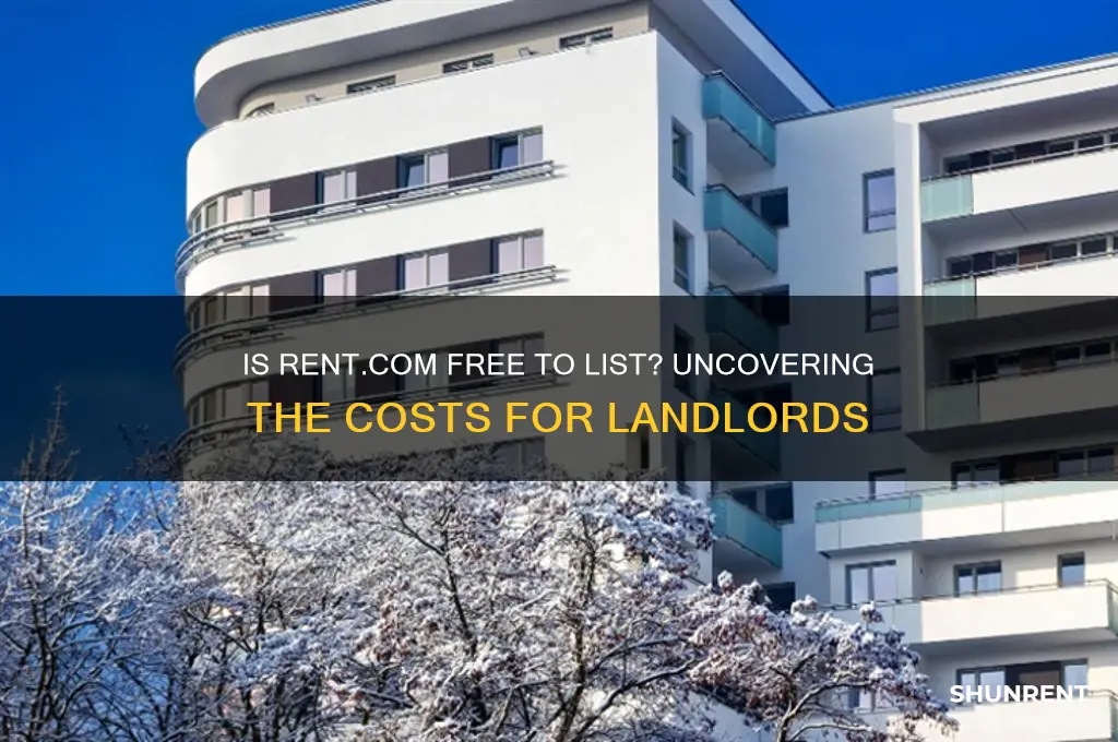 is it free to list on rent com
