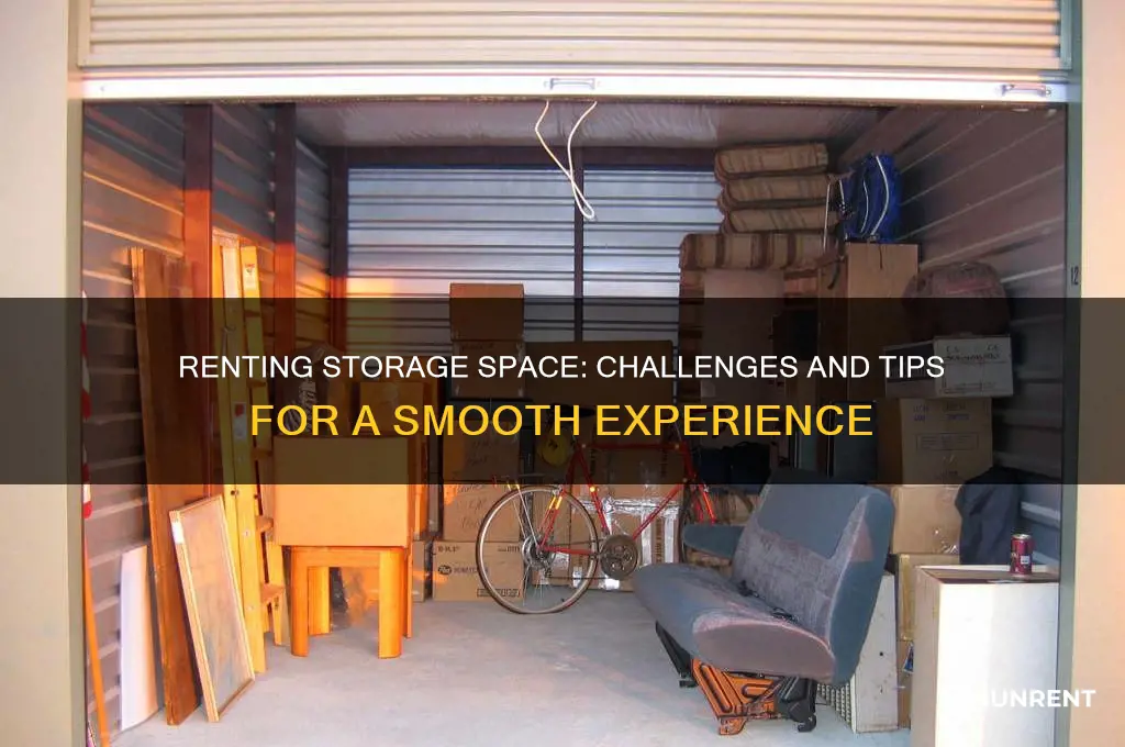 is it hard to rent a storage space