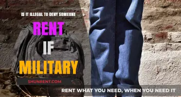 Is Denying Military Members Rent Applications Legally Permissible?