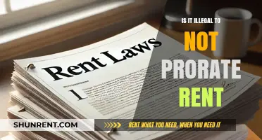 Is Not Prorating Rent Illegal? Understanding Tenant Rights and Laws