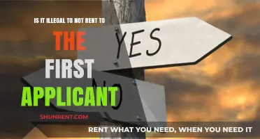 Is It Illegal to Reject the First Rental Applicant?