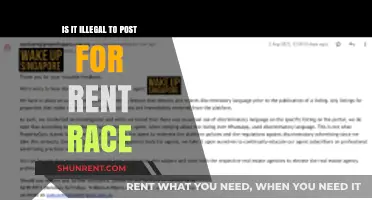 Is Posting 'For Rent' Ads with Racial Preferences Illegal?