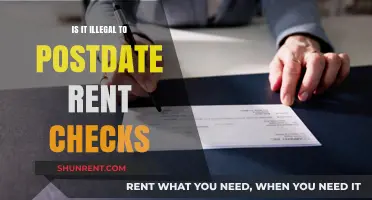 Is Postdating Rent Checks Legal? Understanding the Rules and Risks