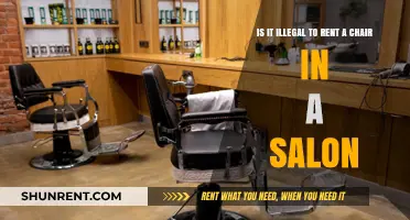 Renting Salon Chairs: Legal or Unlawful Practice Explained