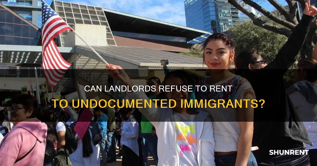 is it illegal to rent to an illegal immigrant