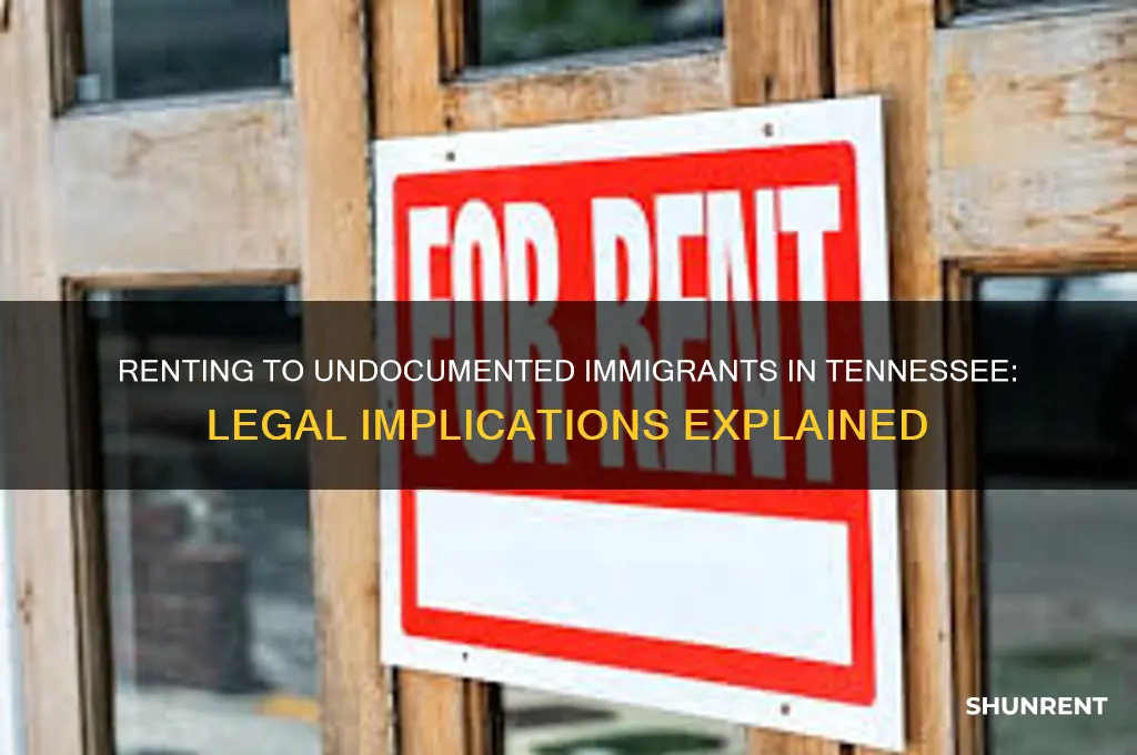 is it illegal to rent to illegal immigrants in tennessee