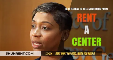 Selling Rent-A-Center Items: Legal or Illegal? What You Need to Know
