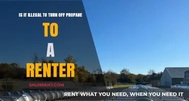 Is Turning Off a Renter's Propane Supply Illegal? Know the Law