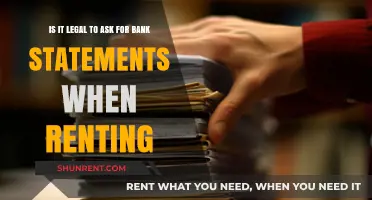 Renting Requirements: Are Bank Statements Legally Requested by Landlords?