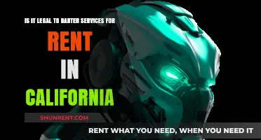 Bartering Services for Rent in California: Legal or Not?