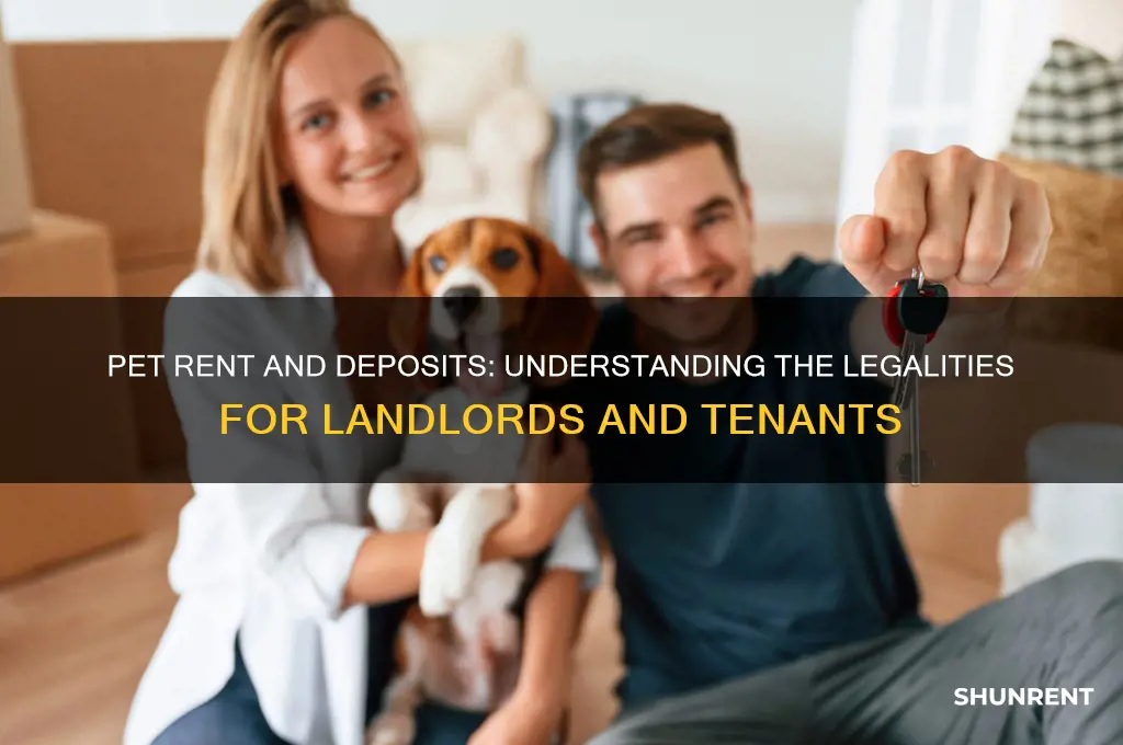 is it legal to charge pet rent and deposit