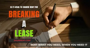 Breaking a Lease: Legal Implications of Charging Rent Explained