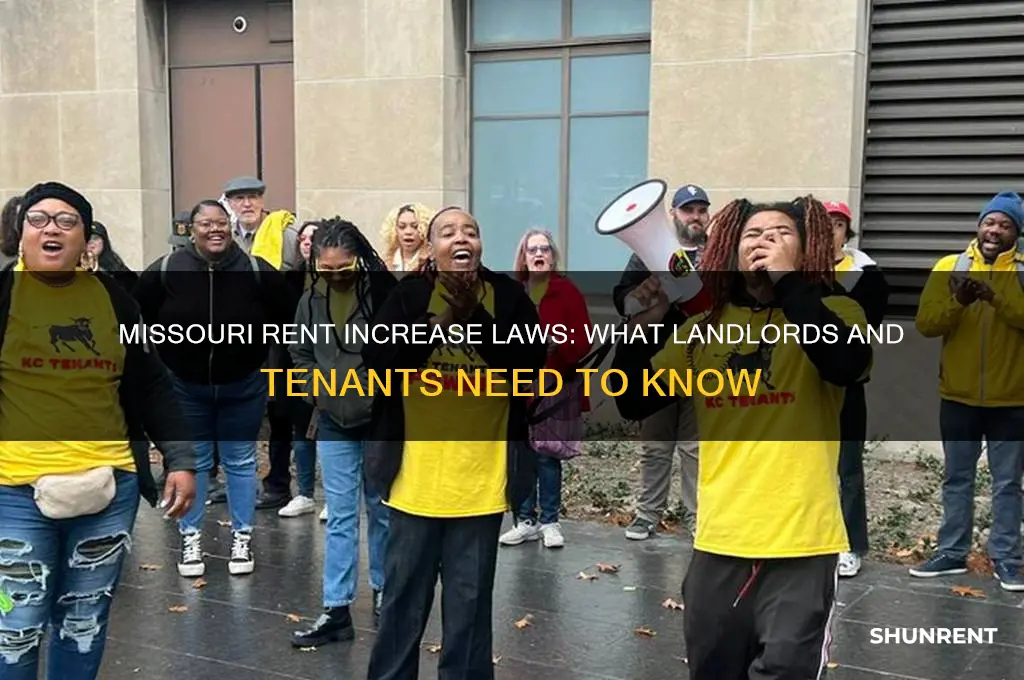 is it legal to raise rent in missouri