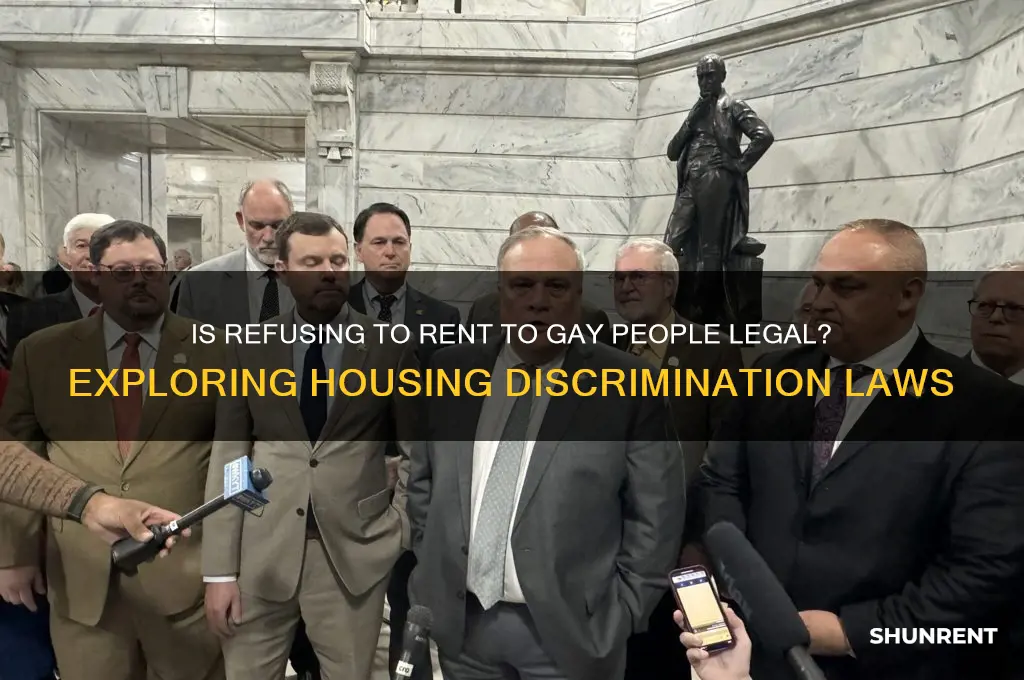 is it legal to refuse to rent to gay people