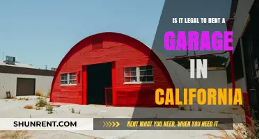 Renting a Garage in California: Legalities and Compliance Explained