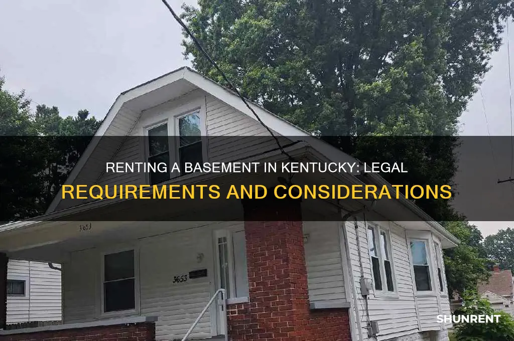 is it legal to rent basement in ky