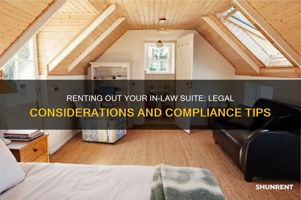 is it legal to rent out inlaw suite