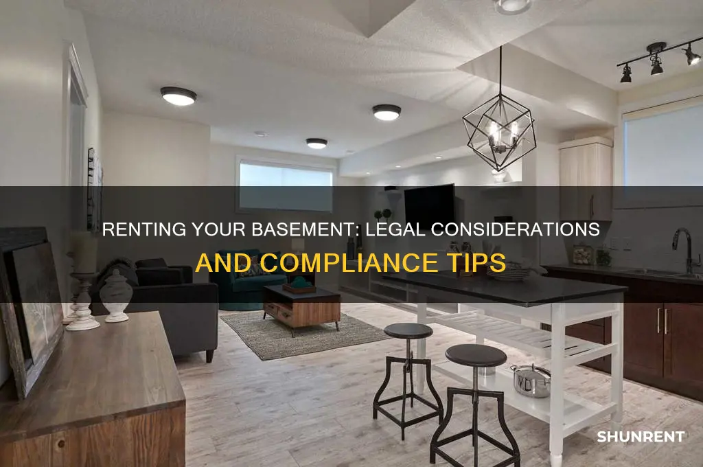 is it legal to rent your basemtnt