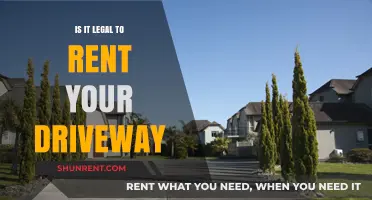 Renting Your Driveway: Legalities and Considerations for Homeowners