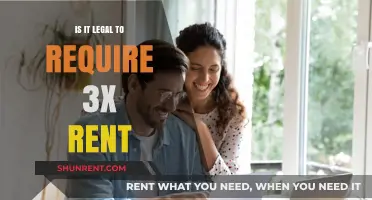 Is 3x Rent Legal? Understanding Landlord Requirements and Tenant Rights