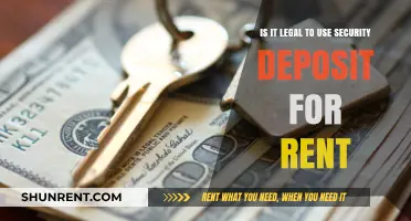 Using Security Deposits for Rent: Legal or Landlord Overreach?