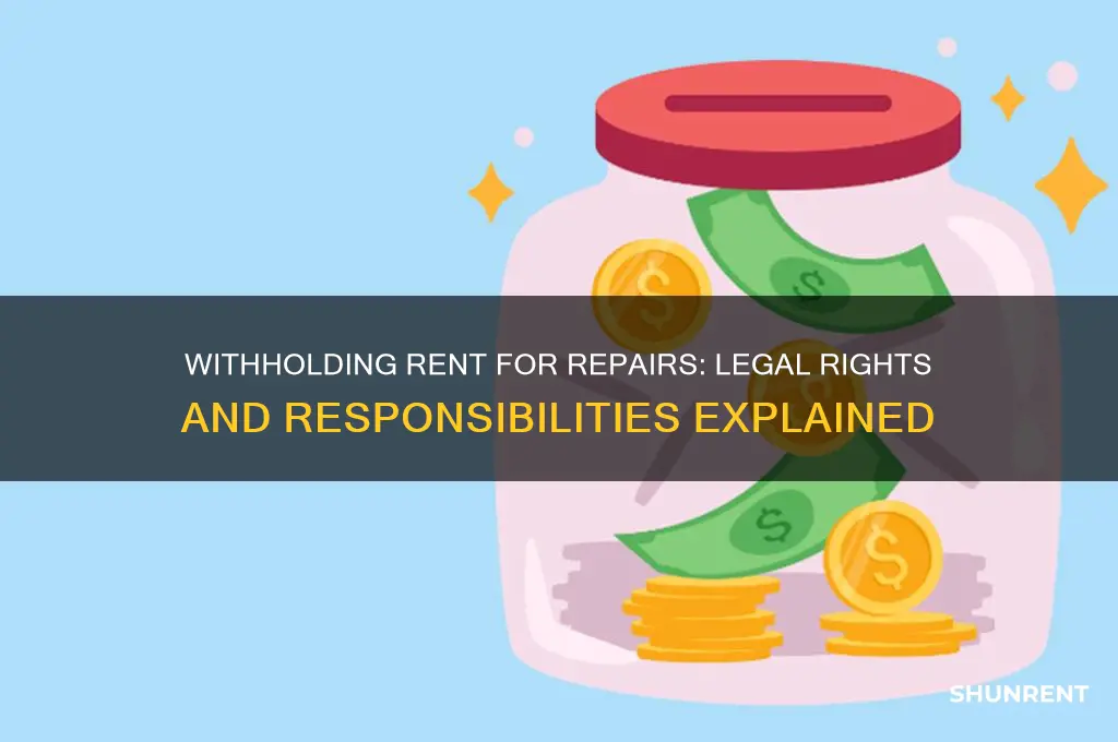 is it legal to withhold rent for repairs