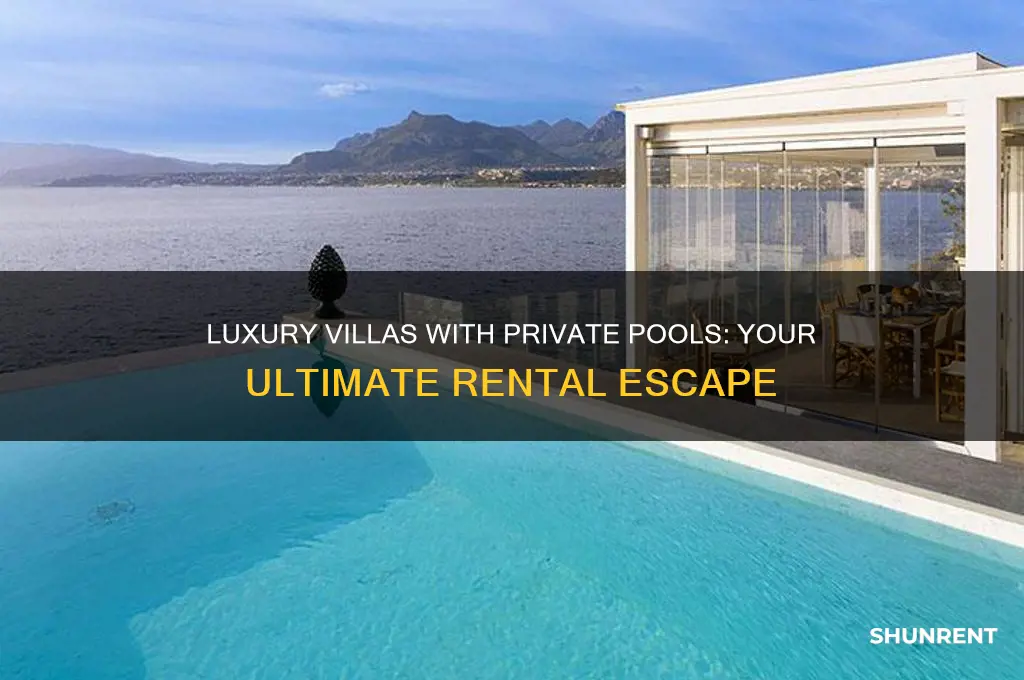 is it luxury villas with private pool for rent