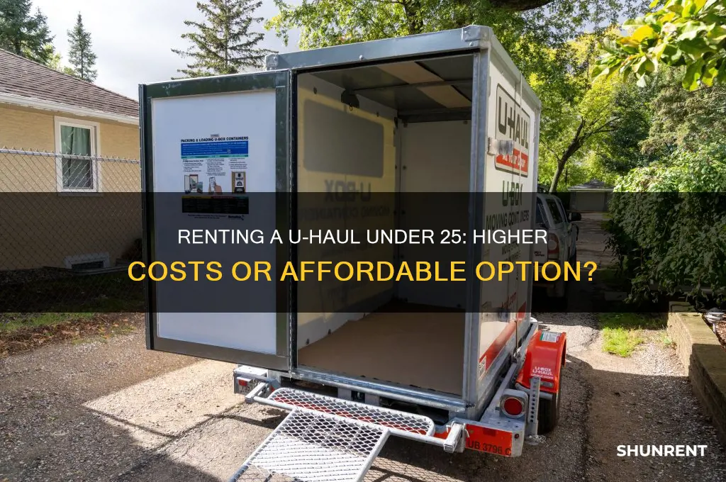 is it more expensive to rent a uhaul under 25