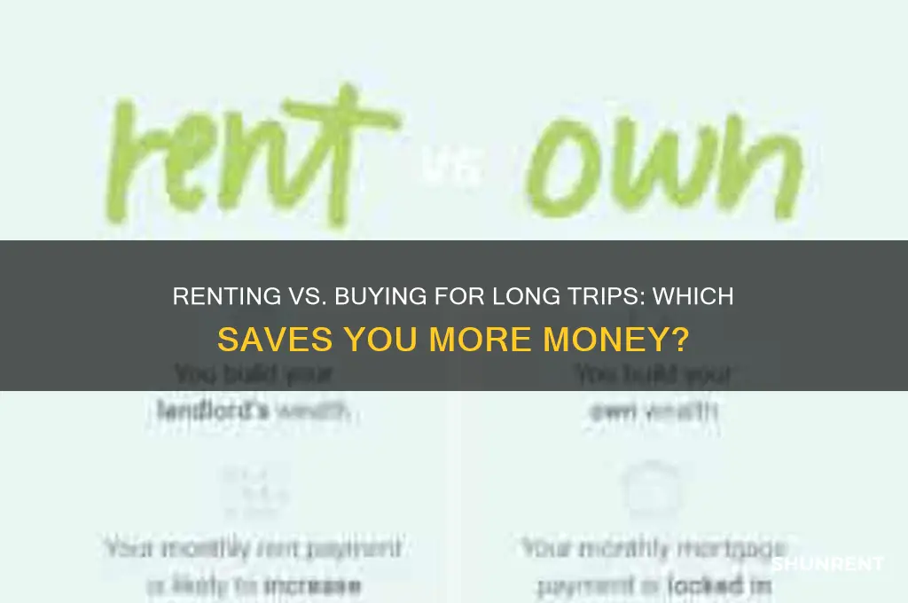 is it more money efficient to rent long trips