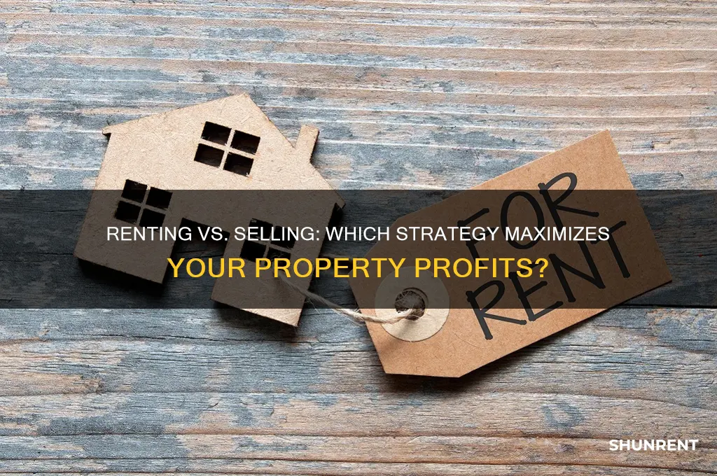 is it more profitable to rent or sell
