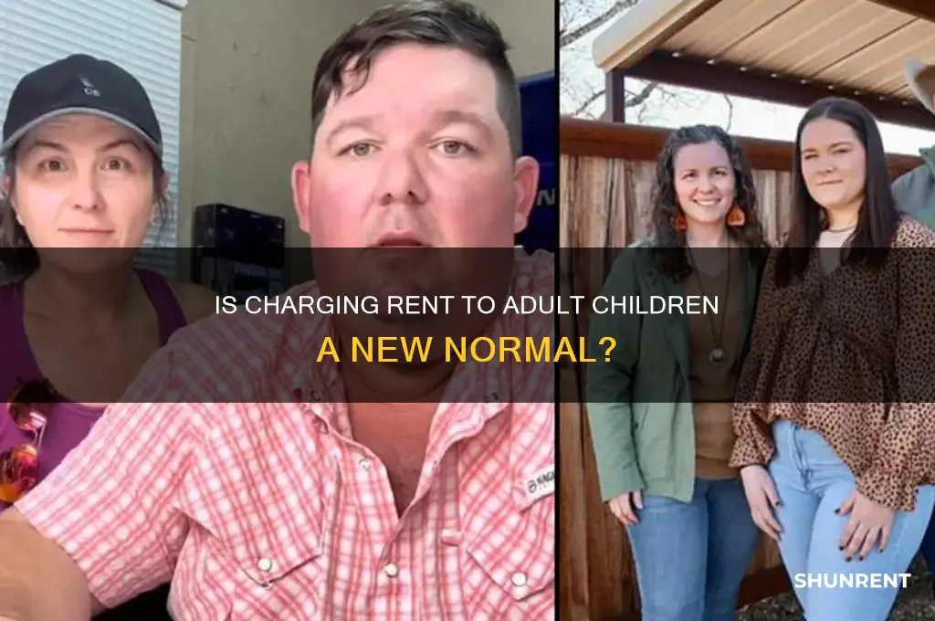is it normal for parents to charge rent