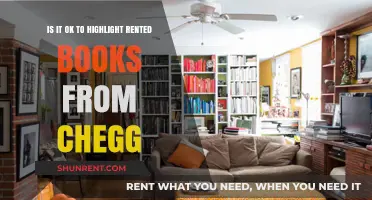 Highlighting Rented Books from Chegg: Ethical or Damaging?